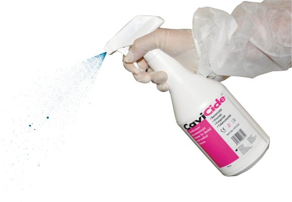 dental impression disinfectant spray